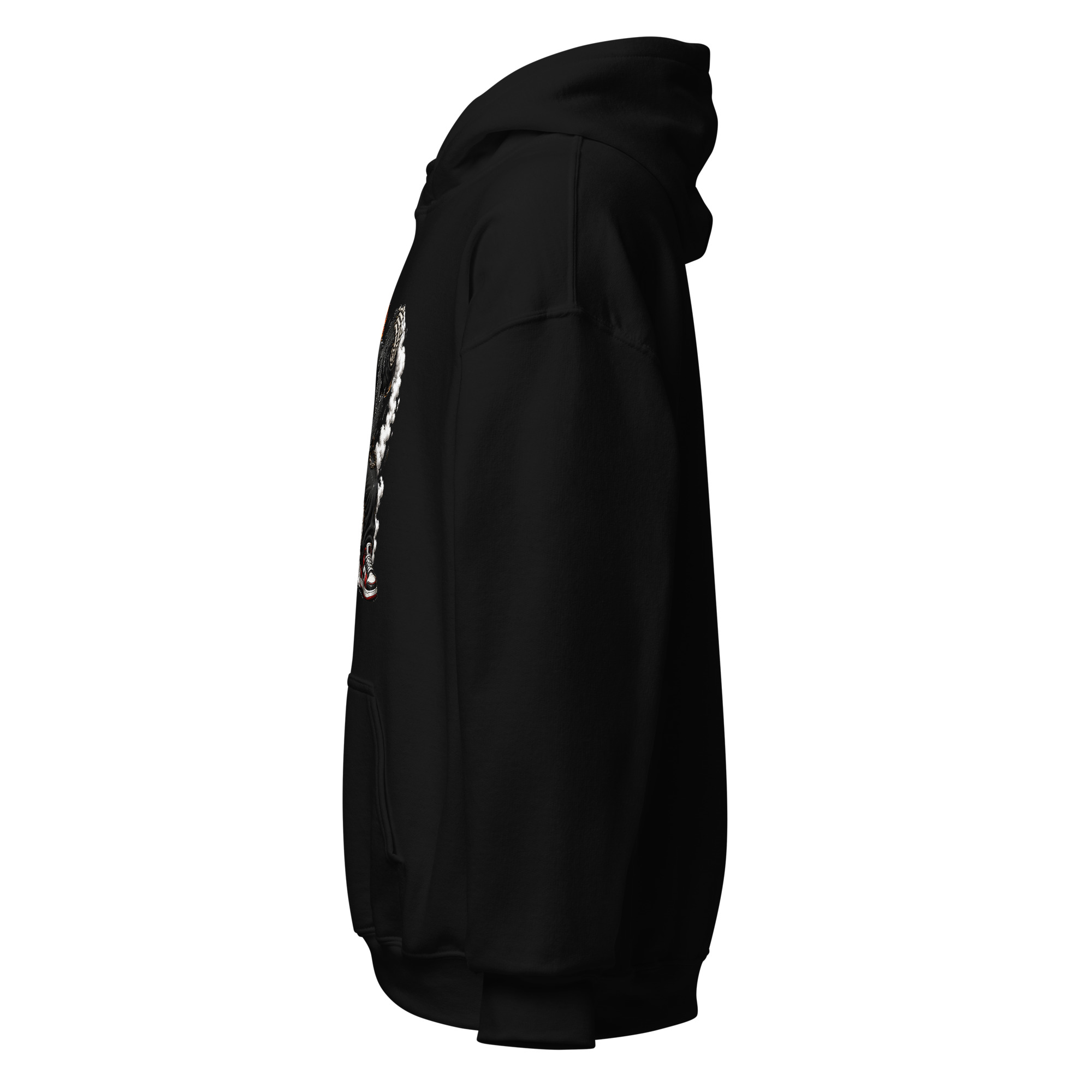 Tire Smoke Skeleton Hoodie - Image 3