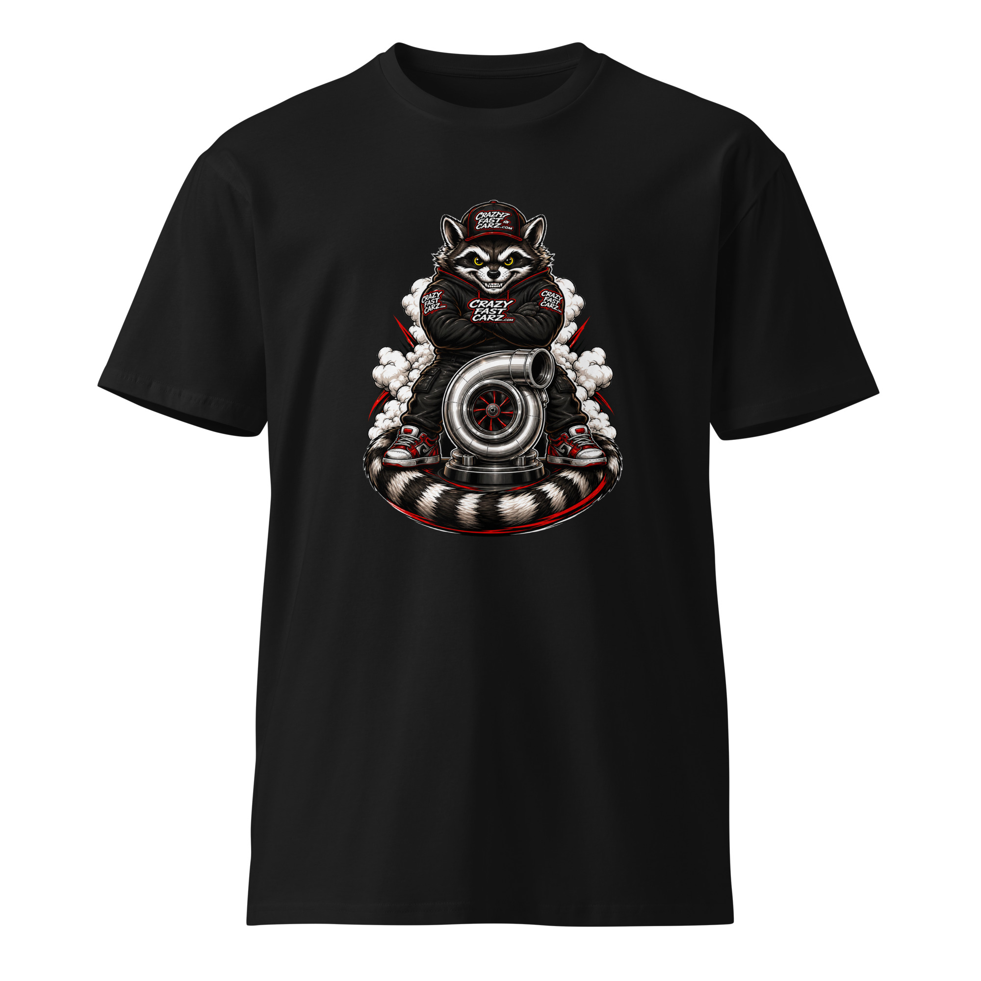 Turbo Raccoon - Boost Boss t-shirt