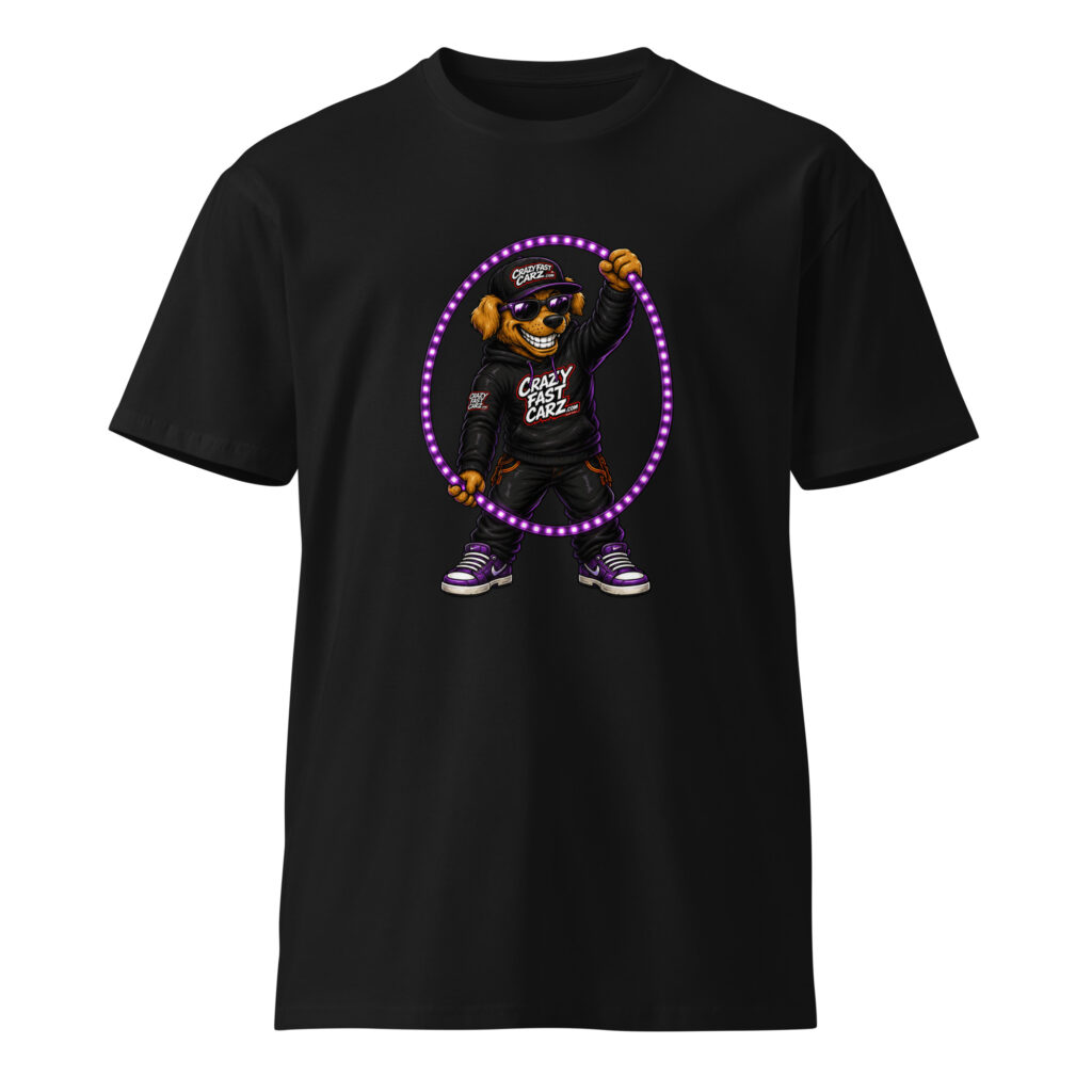 Sound System Dog - LED Halo t-shirt