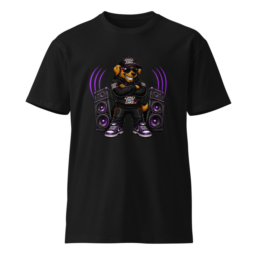 Sound System Dog - Bass Tower Boss t-shirt