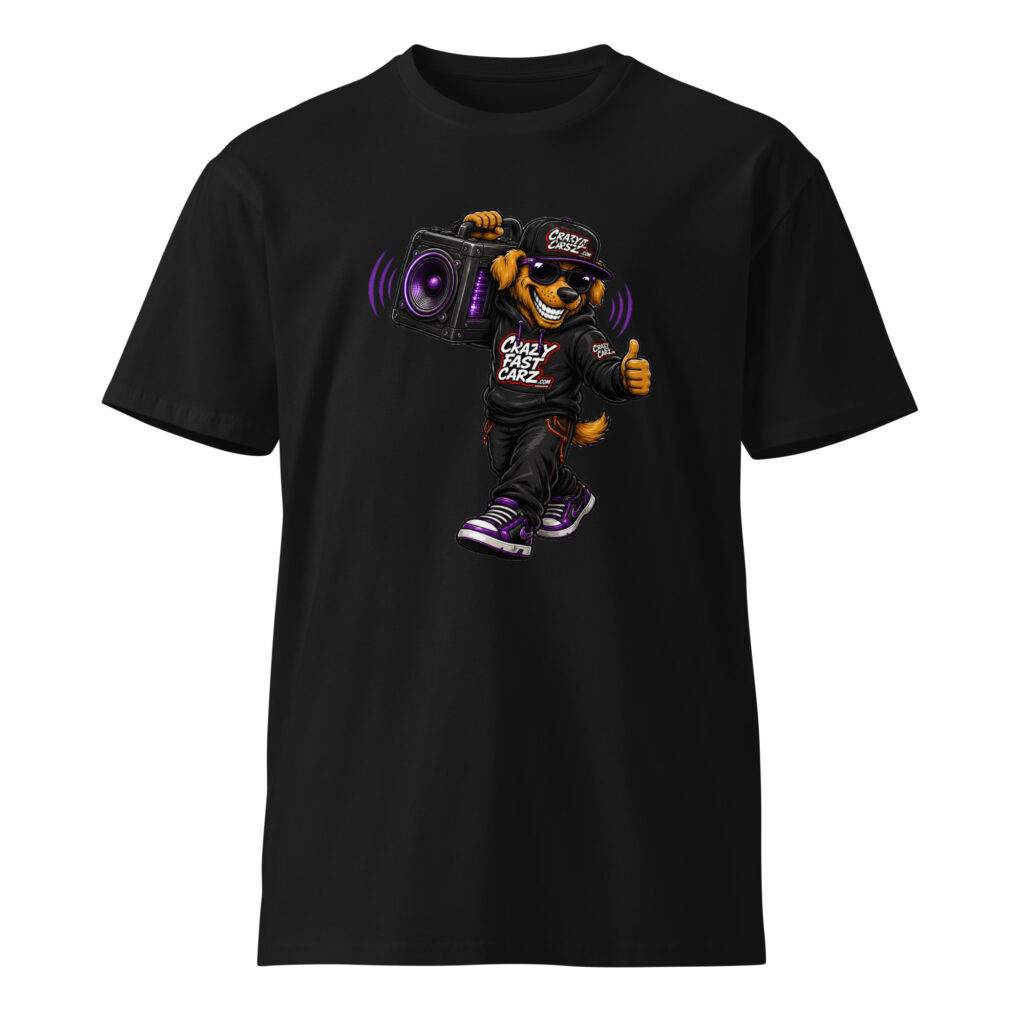 Sound System Dog - Bass Boombox Carry t-shirt