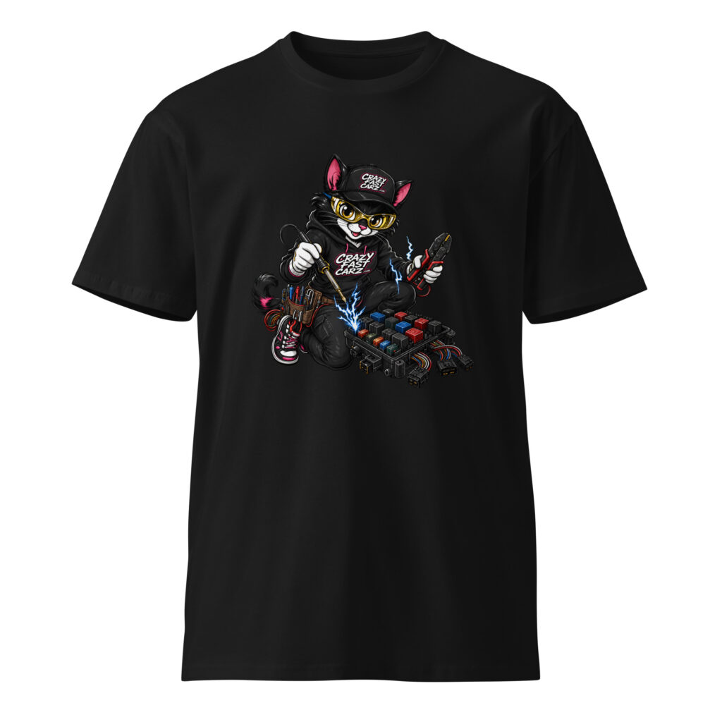 Circuit Cat - Solder Spark t-shirt