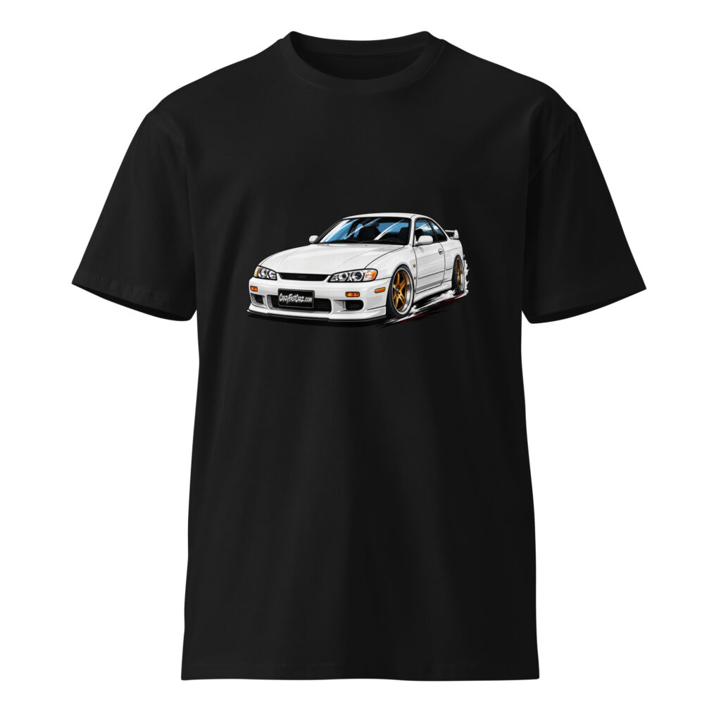 Nissan Silvia S14 White t-shirt