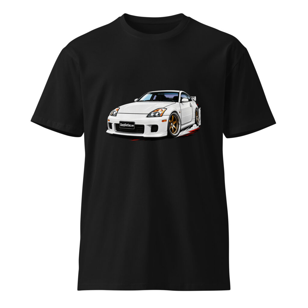 Nissan 350Z Z33 White t-shirt