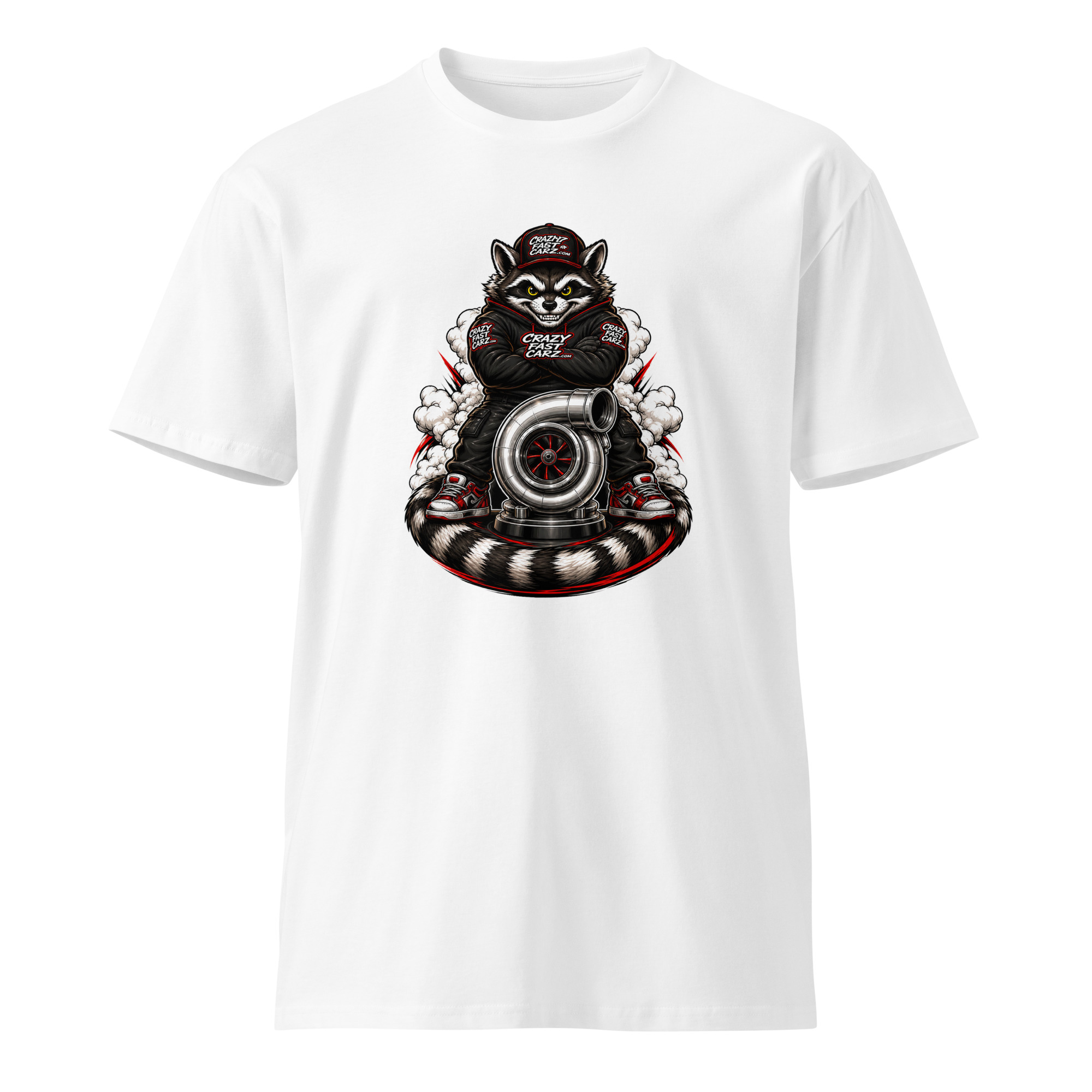 Turbo Raccoon - Boost Boss t-shirt - Image 2