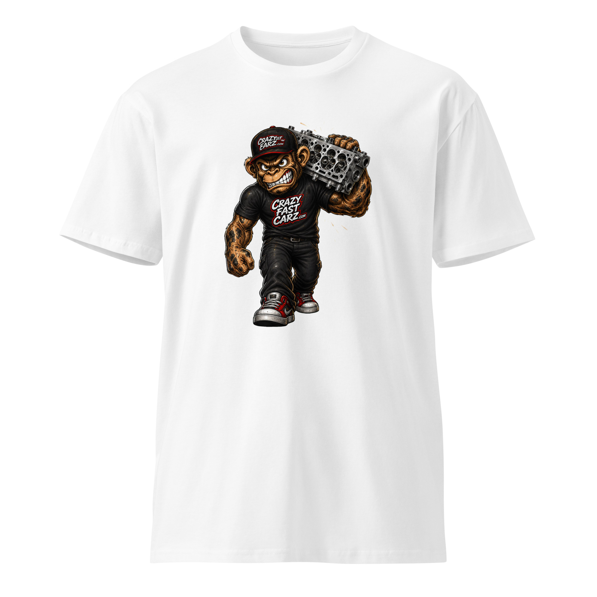 Grease Monkey - Cylinder Head Shoulder t-shirt - Image 2