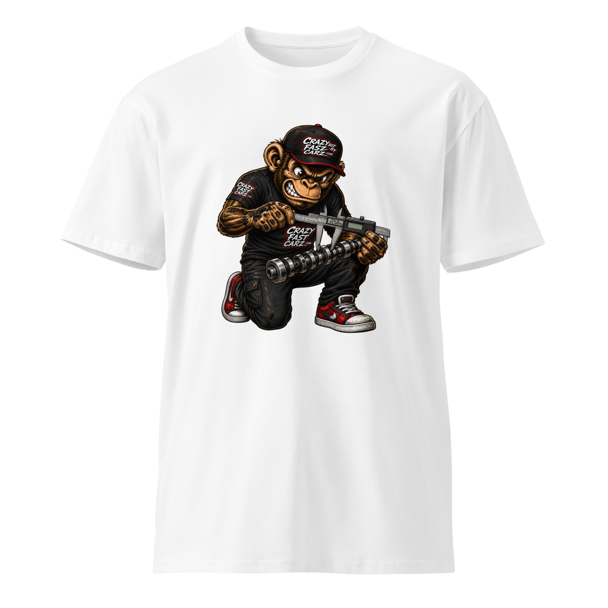 Grease Monkey - Camshaft Caliper t-shirt - Image 2